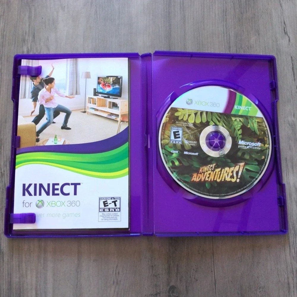 Kinect Adventures Microsoft Xbox‎ 360 Game 2010 NTSC Complete with Manual CIB